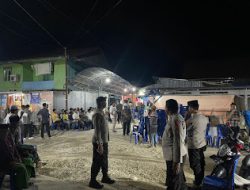 Personel Polres Pasangkayu Bersama Polsek Baras Amankan Kampanye Paslon Bupati dan Wakil Bupati Pasangkayu