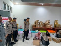 Polres Pasangkayu Turunkan Personel Amankan Proses Pelipatan Surat Suara Pilkada Serentak 2024