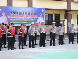 Wakapolres Gowa Pimpin Apel Gelar Pasukan Operasi “Zebra Pallawa 2024.