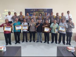 Polres Gowa Terima Kunjungan Studi Tiru ZI- WBK/WBBM Polda Gorontalo Bersama Polres Jajaran.
