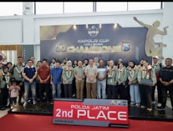 Tim Voli Putra Putri Polda Jatim Raih Juara Kapolri Cup 2024 Jadi Kado Terindah di HUT Jawa Timur ke -79.