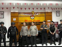 Perintis Presisi Samapta Polres Gowa bersama BKO Brimob Polda Sulsel Gelar Patroli Mobile.