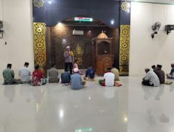 Lewat Safari Subuh, Kapolsek Bontonompo Polres Gowa Sampaikan Himbauan Kamtibmas.