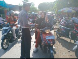 Hari Ketiga, Personel BKO Satlantas Polres Gowa Sosialisasikan Ops Zebra Pallawa 2024.