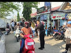 Personil Gabungan Polsek Somba Opu, Pallangga dan Bontomarannu kembali laksanakan pengamanan kampanye.