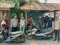 Polsek Bajeng Polres Gowa Amankan Kampanye Terbatas Calon Bupati Gowa di Desa Mandalle.