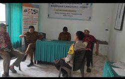 Pererat Sinergitas, Bhabinkamtibmas Polsek Tompobulu Gowa Kunjungu Kantor Desa Garing.