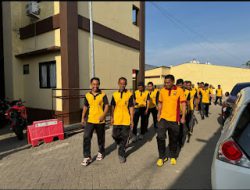 Personel Polres Gowa Laksanakan Olahraga Pagi Bersama .