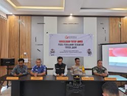 Kapolsek Tinggimoncong Hadiri Sosialisasi Pengawasan Partisipatif Pilkada Serentak 2024.