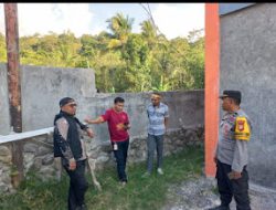 Kapolsubsektor Parigi Polres Gowa Bersama PPK dan Panwas Kecamatan Cek Gudang Logistik Pilkada.