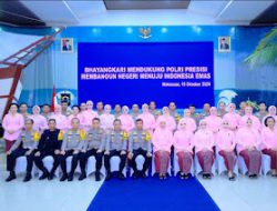 Kapolda Sulsel Hadiri Peringatan Hari Kesatuan Gerak Bhayangkari Ke-72 Tahun 2024.