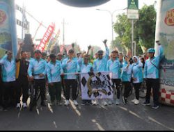 Funbike Meriahkan HUT TNI ke-79 di Kodim 0819 Pasuruan.