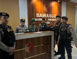 Perintis Presisi Samapta Polres Gowa Laksanakan Patroli Mobile di Kantor KPU dan Bawaslu.