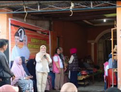 Personel Batalyon A Pelopor BKO Polres Gowa dan Polsek Pallangga Amankan Kampanye Paslon Nomor Urut 1 di Pallangga.