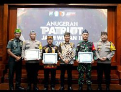 Harumkan Nama Kodim, Babinsa Desa Sumberejo Terima Penghargaan Patriot Jawi Wetan II 2024.