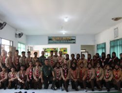 Danramil 0819/17 Pasrepan Memberi Pelajaran Matematika Metode Gasing.