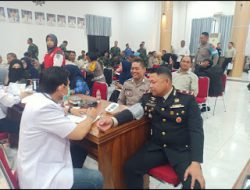 Polres Gowa Gelar Donor Darah Peringati 96 Tahun Sumpah Pemuda.