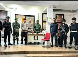 Jelang Pilkada Serentak 2024, Satbrimob Polda Sulsel BKO Polres Gowa Kunjungi KPU dan Bawaslu.