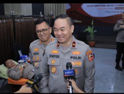 Hari Jadi Humas Polri Ke-73, Divhumas Polri Gelar Donor Darah Bersama Media.