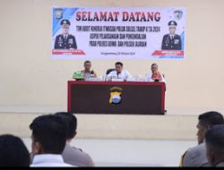 Polres Gowa Sambut Kunjungan Tim Audit Kinerja Itwasda Polda Sulsel Tahap II 2024.