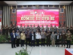 Kunjungan Kerja Komisi III DPR RI ke Provinsi Sulawesi Selatan Bahas Penegakan Hukum Pilkada Serentak Tahun 2024.