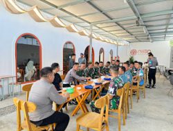 Silaturahmi Bidpropam Polda Sulbar Bersama POM TNI, Menuju Pilkada yang Demokratis dan Aman