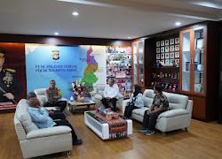 Kapolda Sulbar Terima Kunjungan Kerja Tim Puslitbang Polri