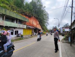 Sat Lantas Polres Mamasa Laksanakan Pergelaran Ambang Gangguan di Wilayah Hukum Polres Mamasa