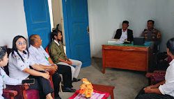 Kapolsek Mamasa Jalin Silaturahmi dengan Pemerintah Kelurahan Tawalian dan Puskesmas Tawalian