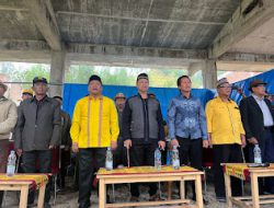 Personil Polres Mamasa Bersama Personil Polsek Laksanakan Pengamanan Kampanye di Desa Balla