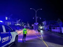 Sat Lantas Polres Mamasa Laksanakan Patroli Blue Light  untuk Jaga Kamtibmas dan Lalu Lintas di Wilayah Hukum Polres Mamasa