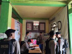 Patroli Jalan Kaki Sat. Samapta Polres Mamasa Jaga Kondusivitas Kamtibmas