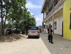 Patroli Jalan Kaki Sat Samapta Polres Mamasa Jaga Kamtibmas di wilayah Hukum Polres Mamasa