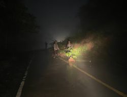 Polsek Tabulahan Lakukan Monitoring Bencana Tanah Longsor di Desa Malatiro