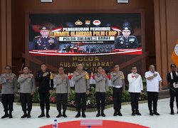 Siap Berprestasi! Kapolda Sulbar Kukuhkan Komite Olahraga Polri
