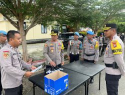 Personel Polres Pasangkayu Simpan Senjata Api, Kedepankan Pengamanan Pilkada Secara Humanis