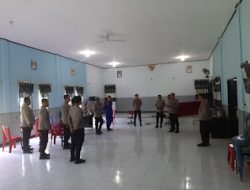 Cek Personel Pam di PPK, Kasatgas Banops  Ingatkan Tetap Jaga Netralitas