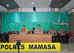 Polres Mamasa Laksanakan Analisis dan Evaluasi Responden Survei Penilaian Integritas 2024 Oleh Itwasda Polda Sulbar