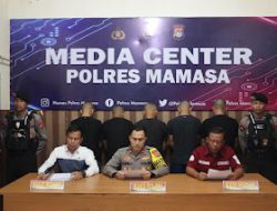 Polres Mamasa Gelar Press Release Tindak Pidana Perjudian