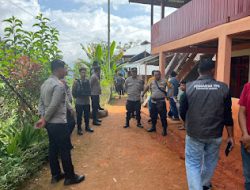 Personil Polser Mamasa Laksanakan Pengamanan Kampanye Dialogis dan Tatap Muka Pasangan Calon Bupati Mamasa dan Wakil Bupati Mamasa Periode 2024-2029 di Dusun Neke