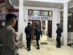 Personel Sat Samapta Polres Mamasa Laksanakan Patroli Malam, Jaga Situasi Kamtibmas Tetap Kondusif