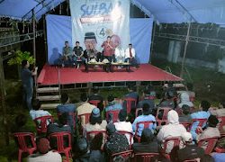 Personil Polsek Aralle Polres Mamasa Laksanakan Pengamanan kampanye Dialogis Pasangan Calon Gubernur Sulawesi Barat Kampanye di kecamatan Aralle