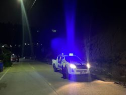 Sat Lantas Polres Mamasa Laksanakan Patroli Blue Light  untuk Jaga Kamtibmas dan Lalu Lintas di Wilayah Hukum Polres Mamasa