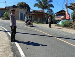 Polsek Pana Polres Mamasa Laksanakan Pergelaran Pasukan Pengamanan Ambang Gangguan di Wilayah Hukum Polsek Panan