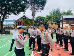 Polres Mamasa Laksanakan Inspeksi Mendadak Untuk Mencegah Siswa Latja di Polres Mamasa Terlibat Judi Online
