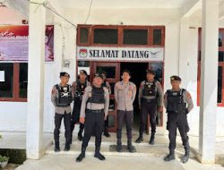 Patroli Jalan Kaki Sat Samapta Polres Mamasa untuk Menjaga Kamtibmas