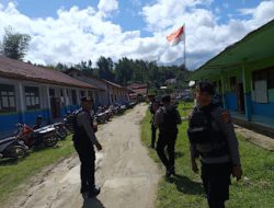 Sat Samapta Polres Mamasa Laksanakan Patroli Jalan Kaki Untuk Memastikan Kamtibmas Wilayah Hukum Polres Mamasa Tetap Aman Kondusif
