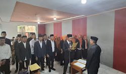 Panwaslu Parigi Lantik 25 Orang Pengawas TPS