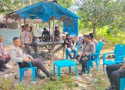 Polsek Baras Monitoring Dan Pengamanan Kampanye Calon Wakil Bupati Pasangkayu