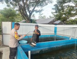 Dukung Ketahanan Pangan, Bhabinkamtibmas Polsek Pasangkayu Sambangi Warga Binaan